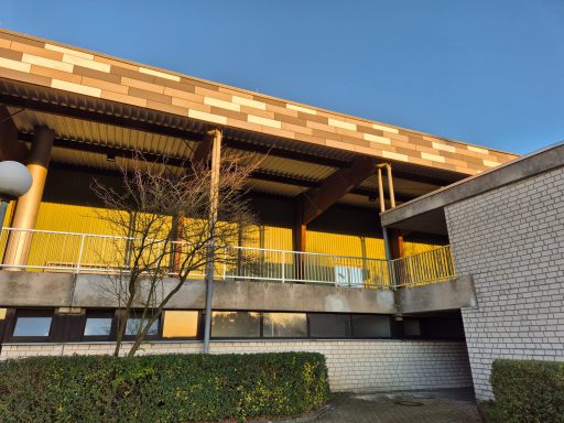 80m Brüstungsgeländer aus verzinktem Stahl