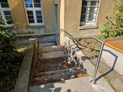 Treppenhandlauf aus Edelstahl